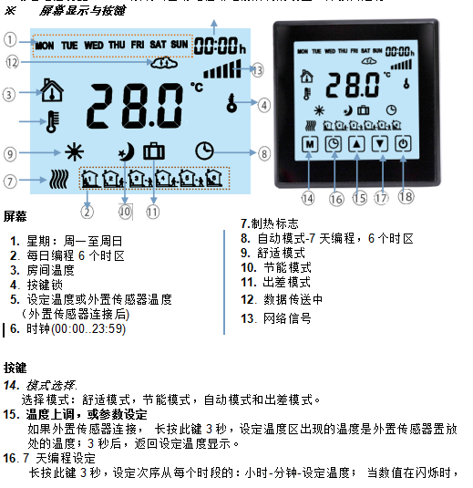 WIFI聯(lián)網(wǎng)溫控器