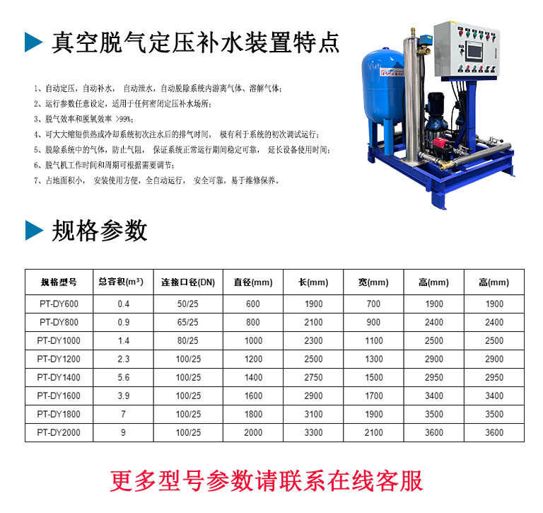 真空脫氣定壓補(bǔ)水裝置